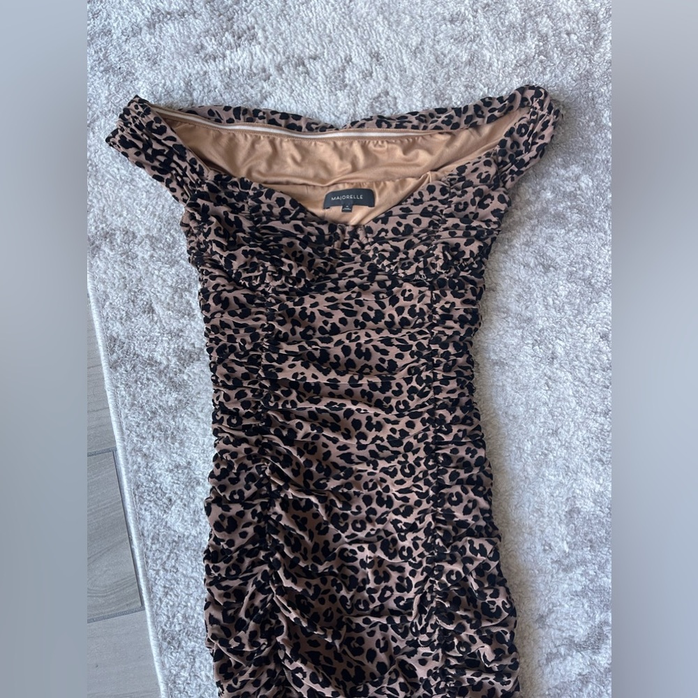 MAJORELLE Leopard Print Midi Dress - Picture 9 of 11
